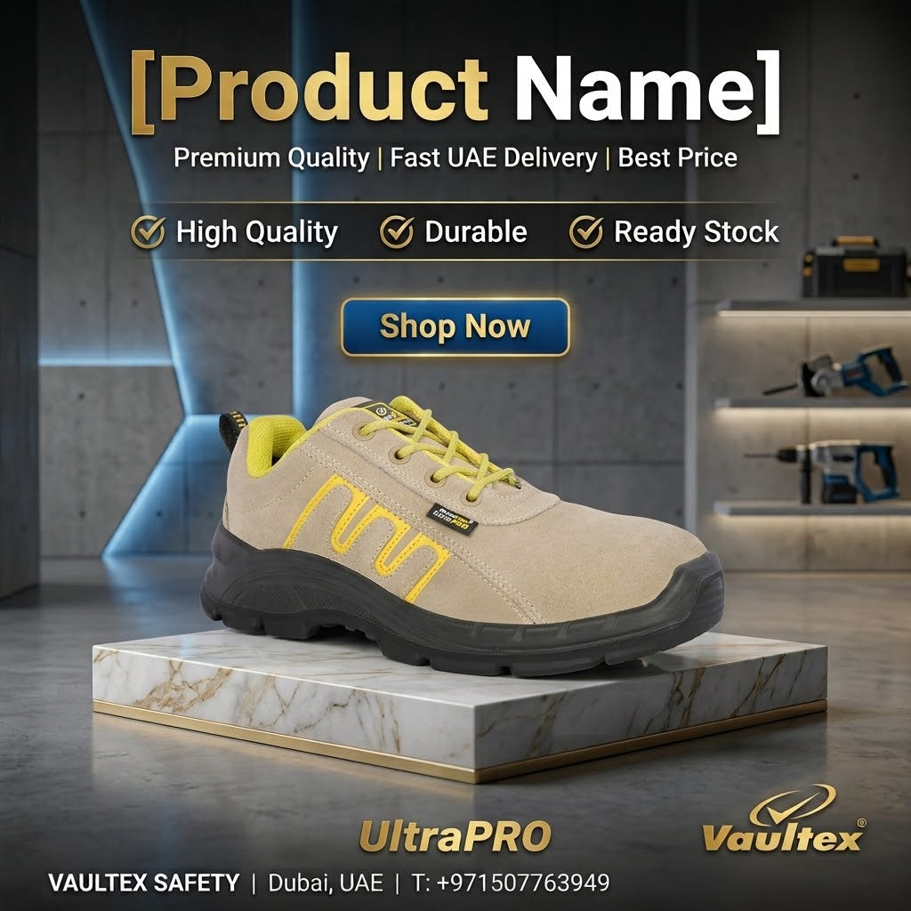 Vaultex UltraPRO Low Ankle Safety Shoes | S1P Non-Metal Composite Toe Work Boots