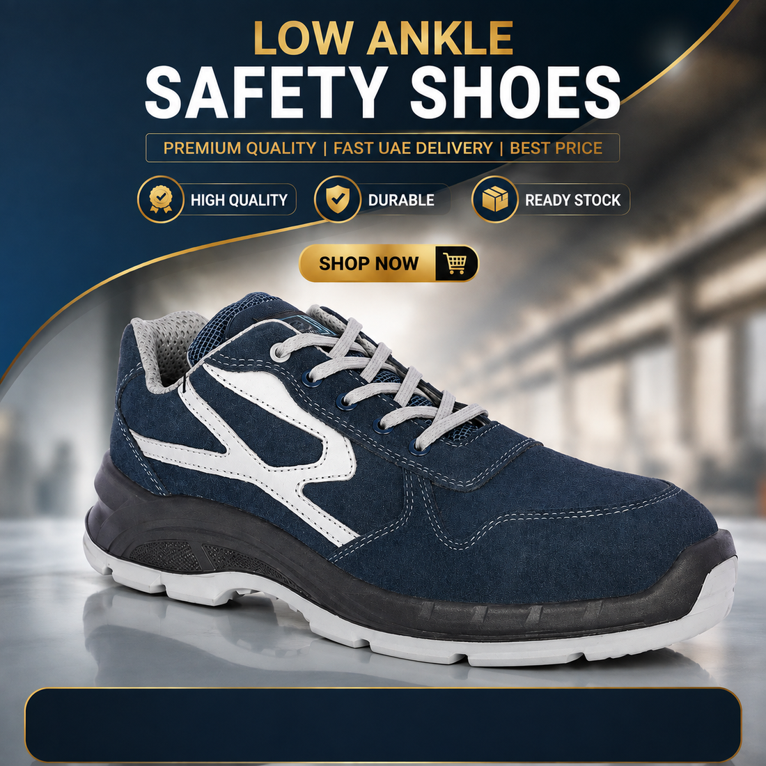 Low Ankle Safety Shoes S1PL HI CI FO SR, Non-Metal Composite Toe, Anti-Puncture Textile Midsole, Slip Resistant Breathable Suede Leather Work Safety Footwear