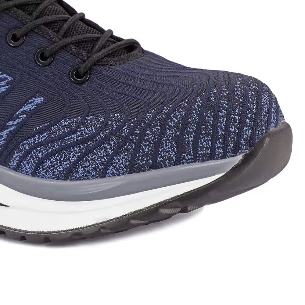Workland DSP Low Ankle Composite Toe Safety Shoes, Navy/Light Blue,